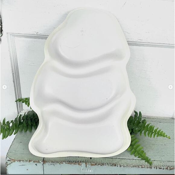 Vintage Christmas Santa Cookie Tray Plastic - Picture 5 of 6